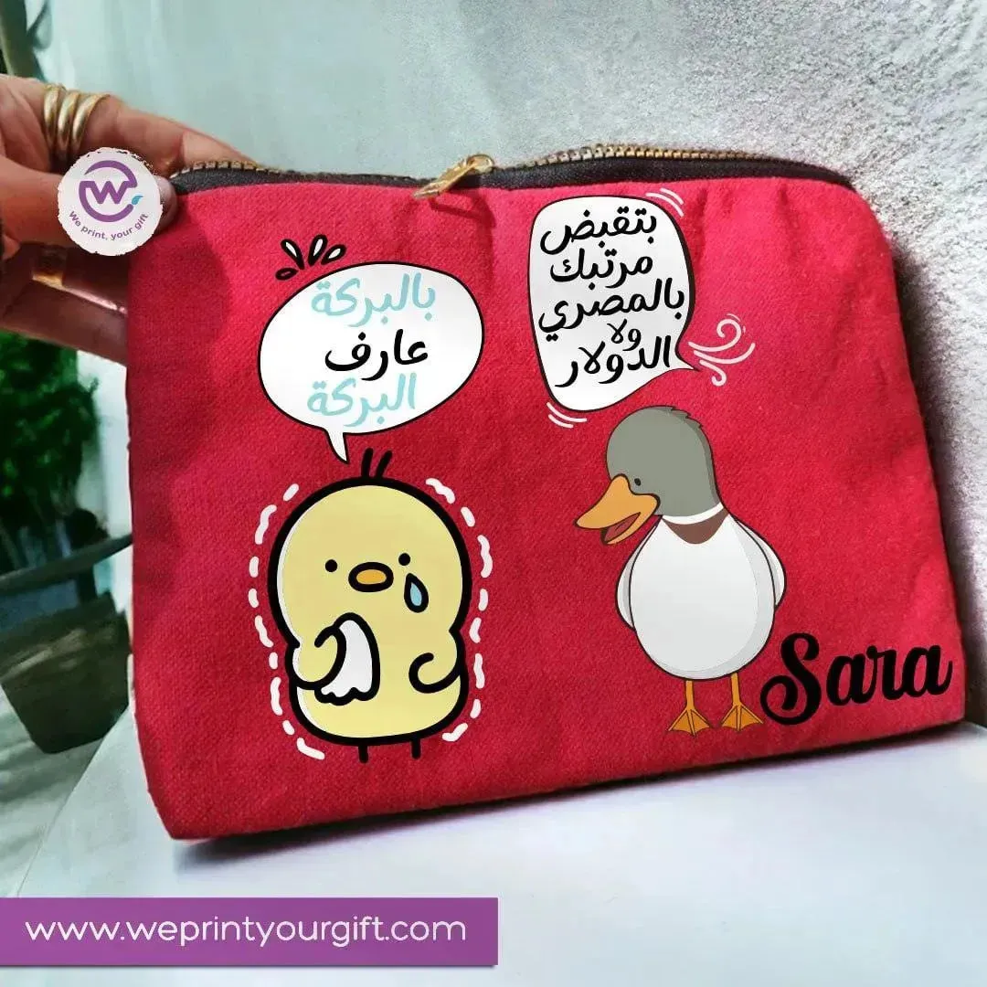 Makeup & Pencil Case-Comic -A