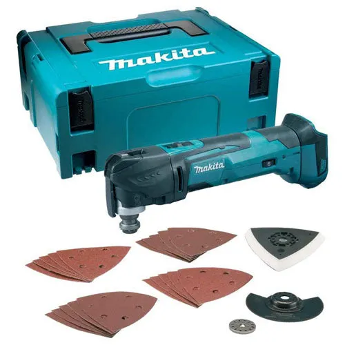 Makita DTM51ZJX7 18V LXT Li-ion Oscillating Multi Tool Cutter With 2 x 5.0Ah Batteries & Charger In Case