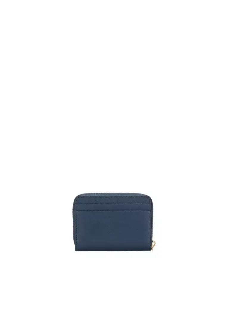 Michael Kors Jet Set Travel Medium Zip Card Case In Navy 35H8GTVZ1L