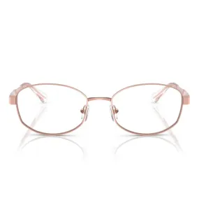 Michael Kors Women's Rose Gold Oval Optical Frame