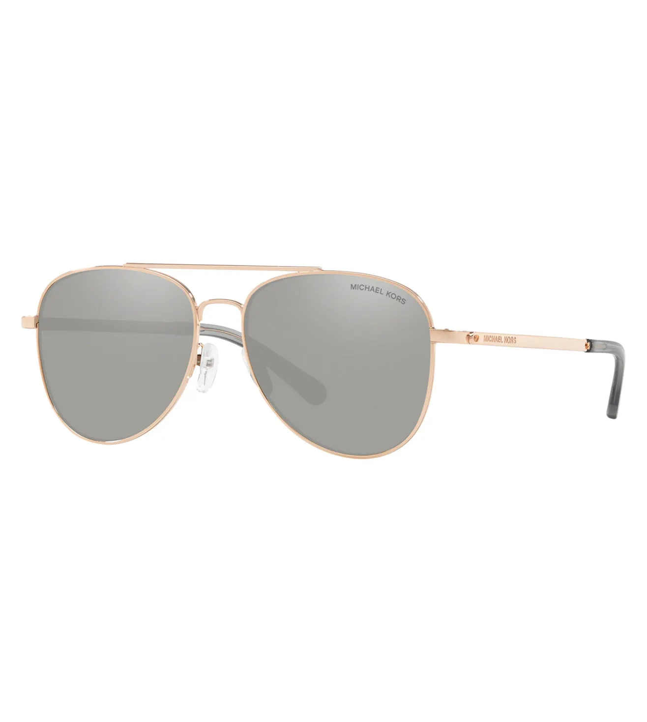 Michael Kors Women's Silver Aviator Sunglasses