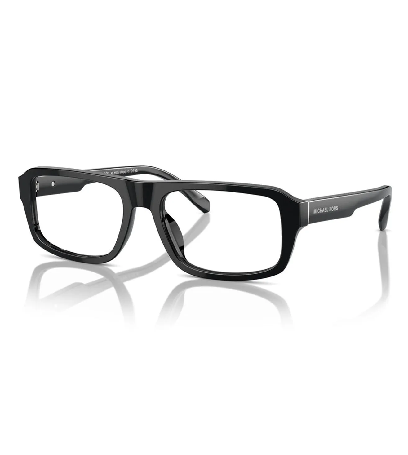 Micheal Kors Men Black Rectangular Optical Frame