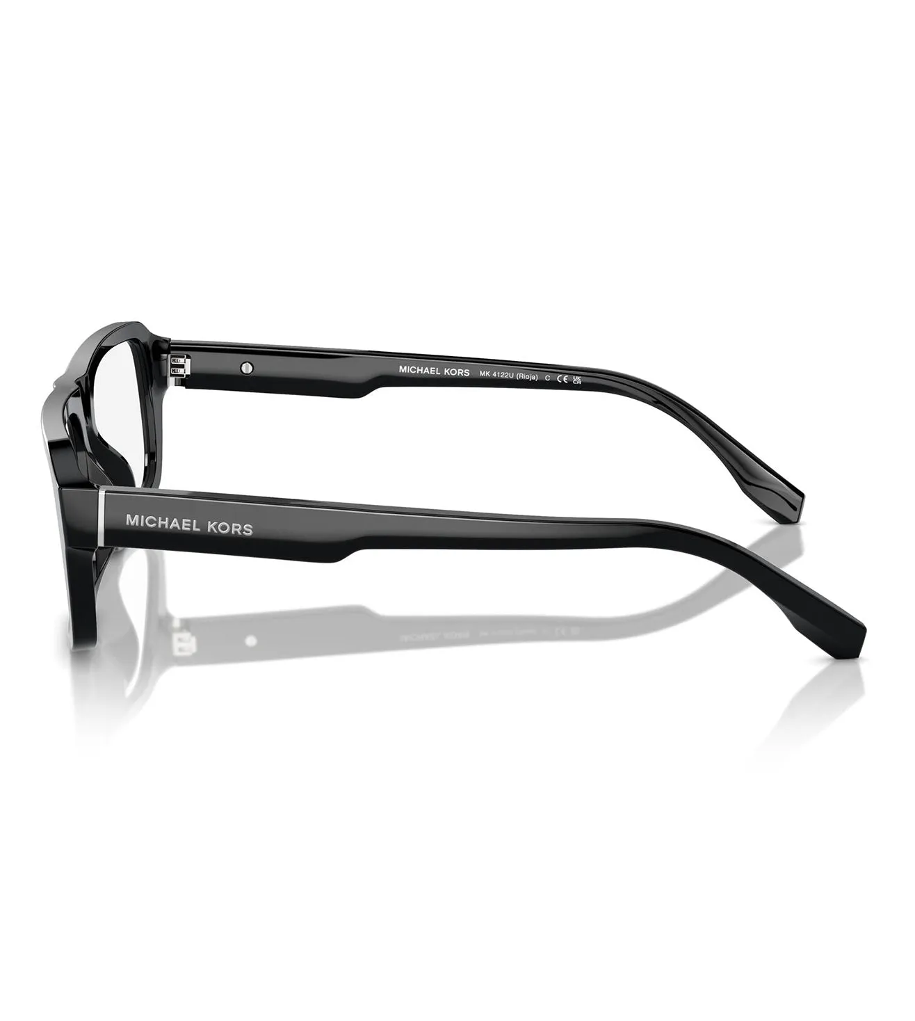 Micheal Kors Men Black Rectangular Optical Frame