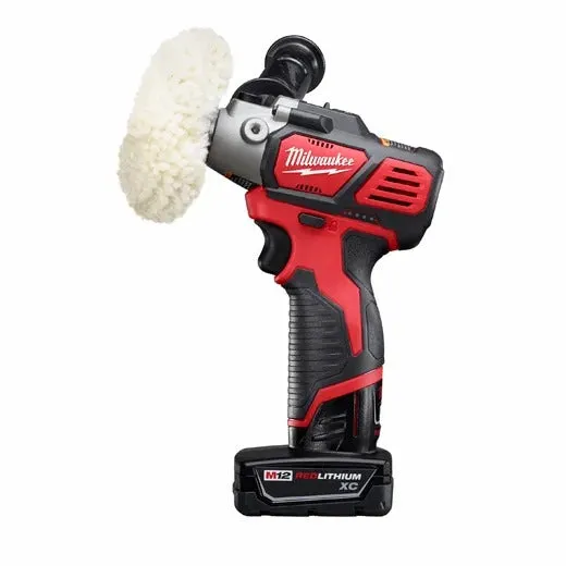 Milwaukee M12 12 Volt Lithium-Ion Cordless Variable Speed Polisher/Sander Xc/Compact Battery Kit