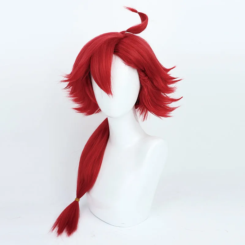 Mobile Suit Gundam: The Witch from Mercury 2022 Suletta Mercury Red Cosplay Wig