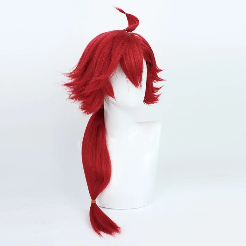 Mobile Suit Gundam: The Witch from Mercury 2022 Suletta Mercury Red Cosplay Wig