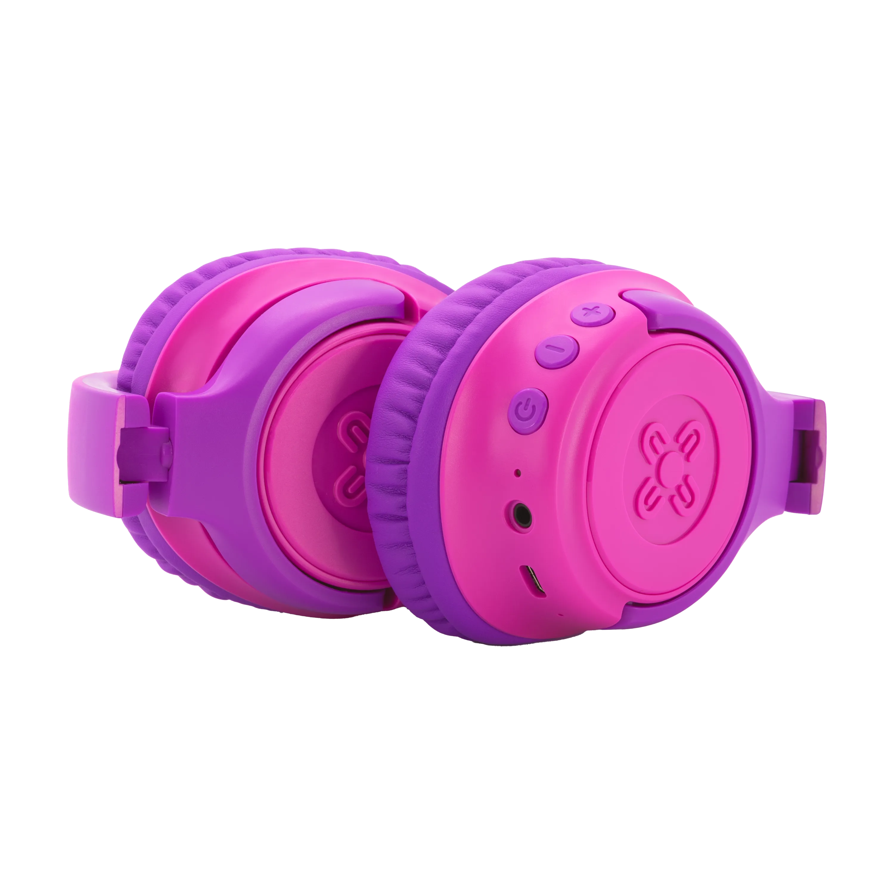 Moki Mixi Kids Volume Limited Wireless Headphones - Pink Purple