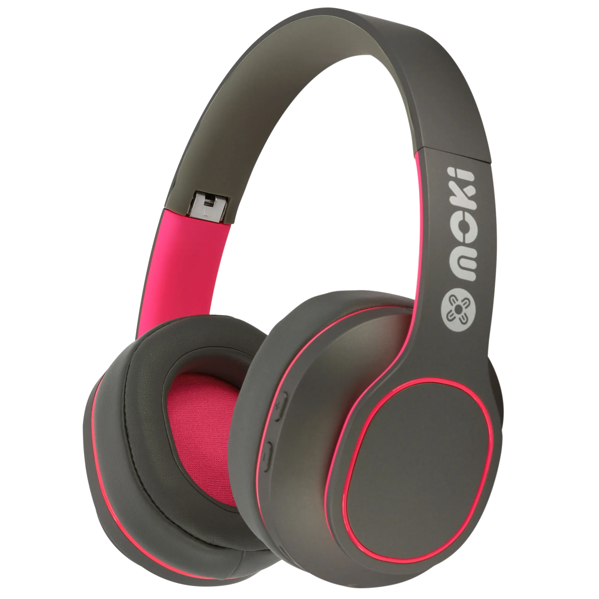 Moki Navigator Noise Cancelling Wireless Over-Ear Headphones - Pink