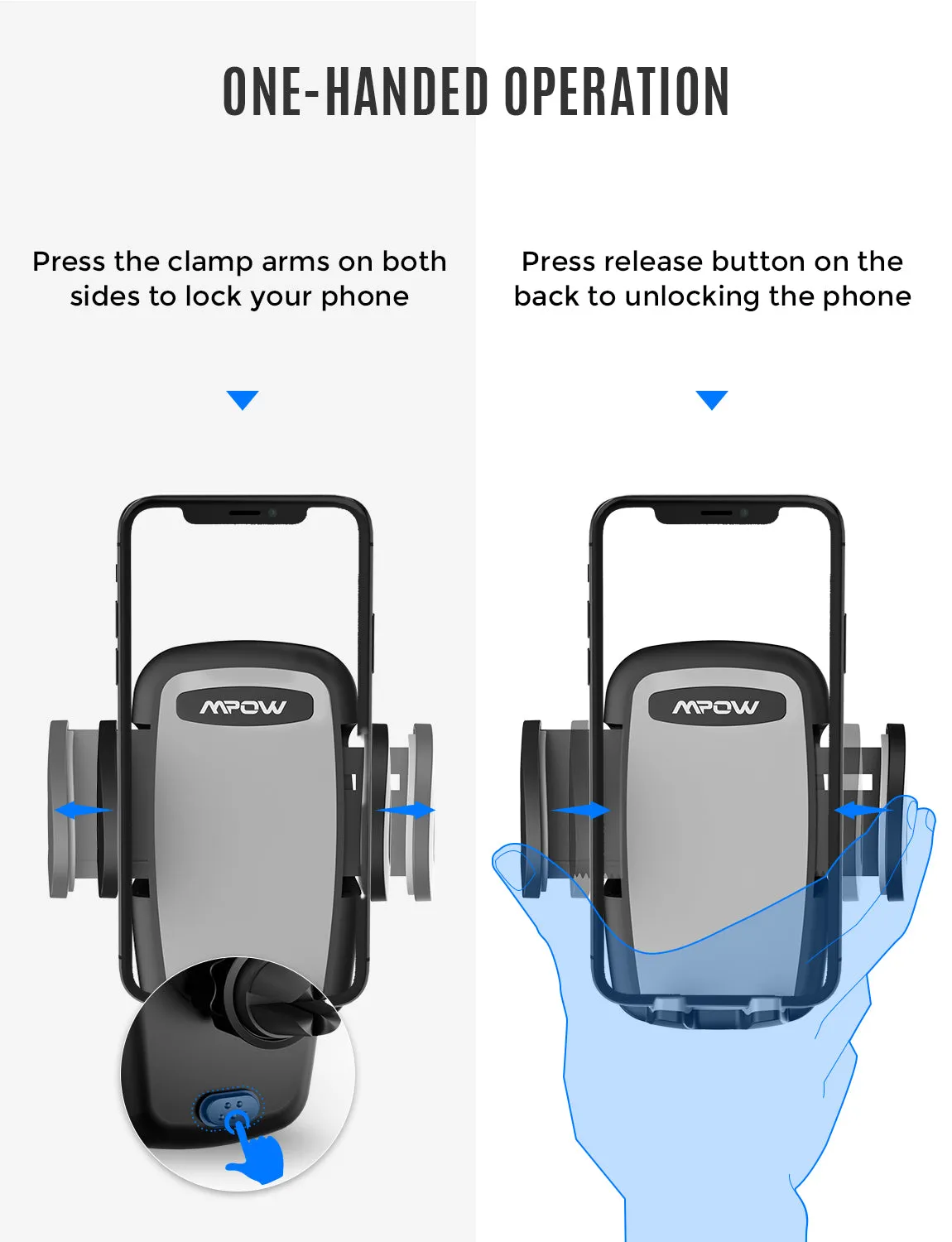 Mpow CA040BH Air Vent Car Phone Mount