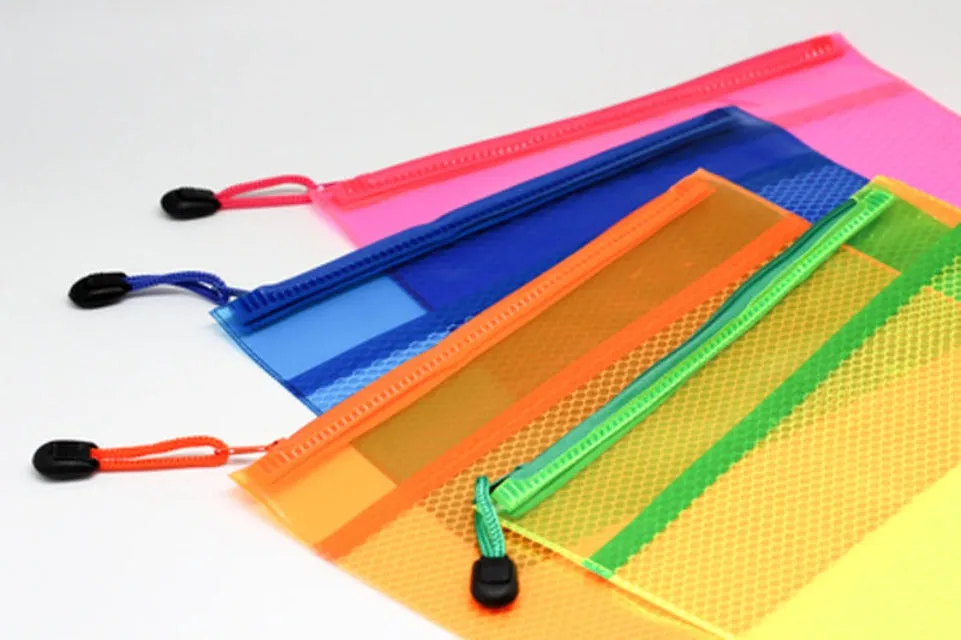 Neon Netting PVC Pouch