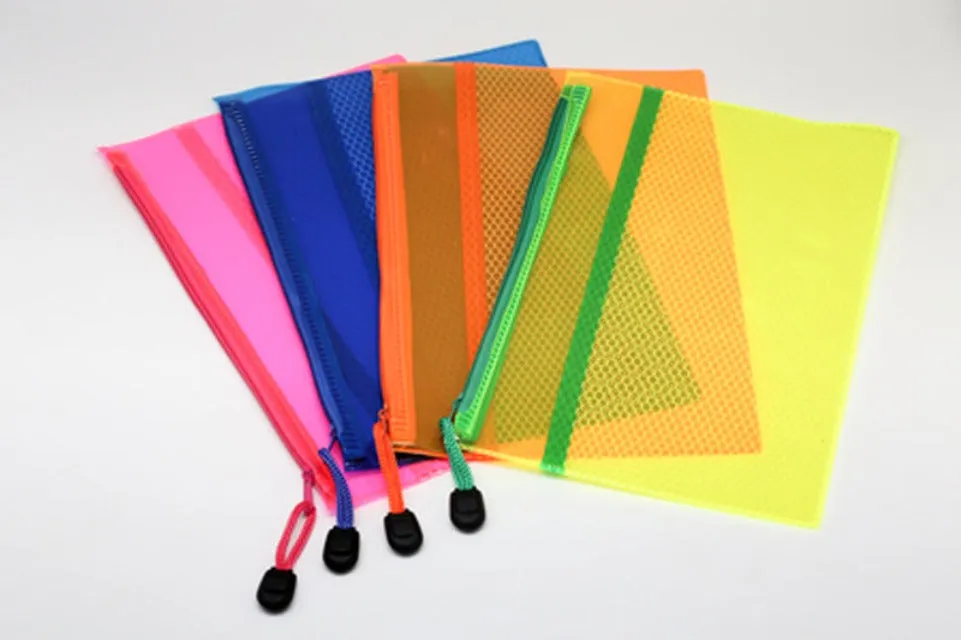 Neon Netting PVC Pouch