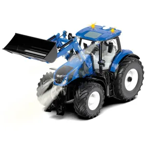 New Holland T7.315 with Frontloader & Bluetooth App