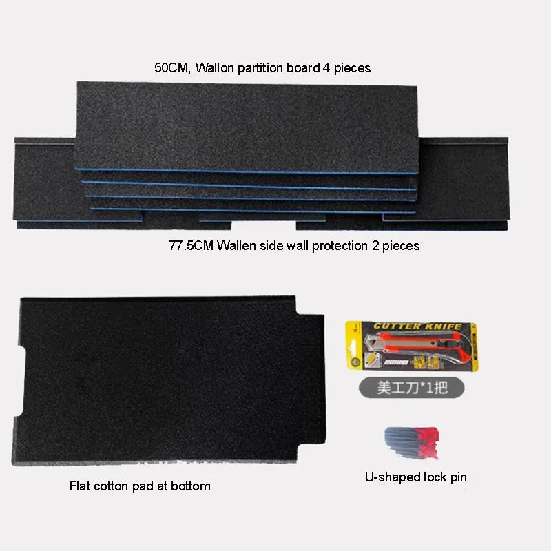 New Partition Toolbox Liner Is Customized For Shock Absorption Protection Of Photographic Equipment