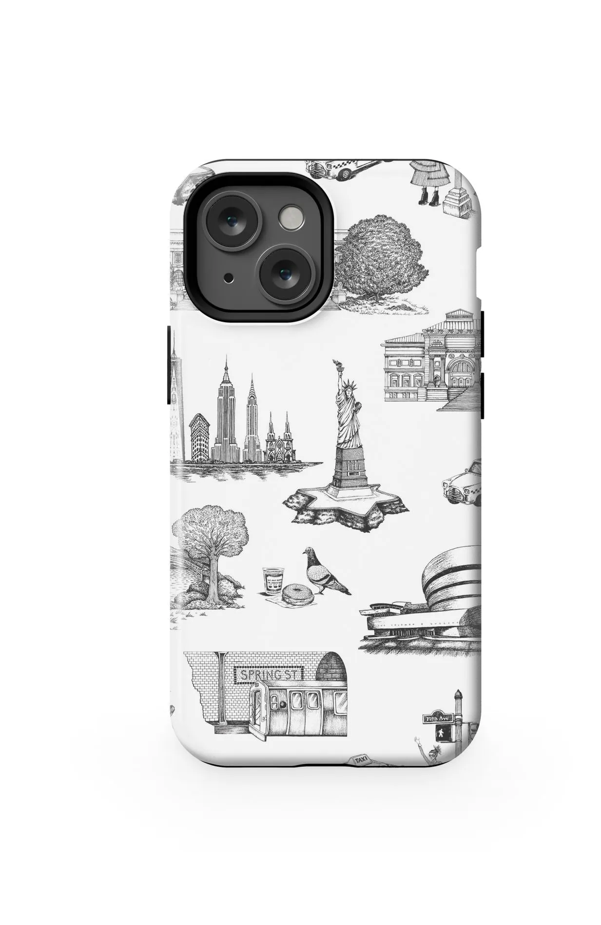 New York Toile iPhone Case