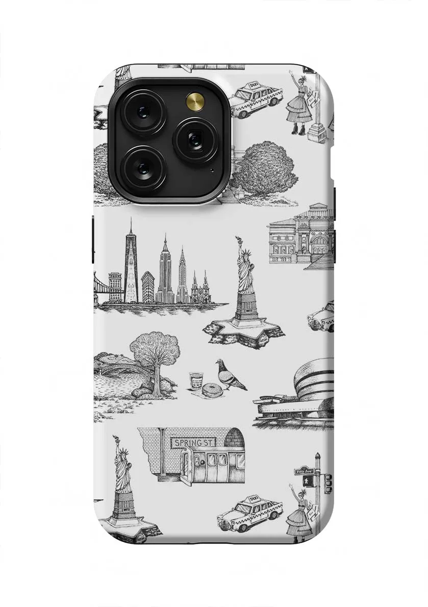 New York Toile iPhone Case