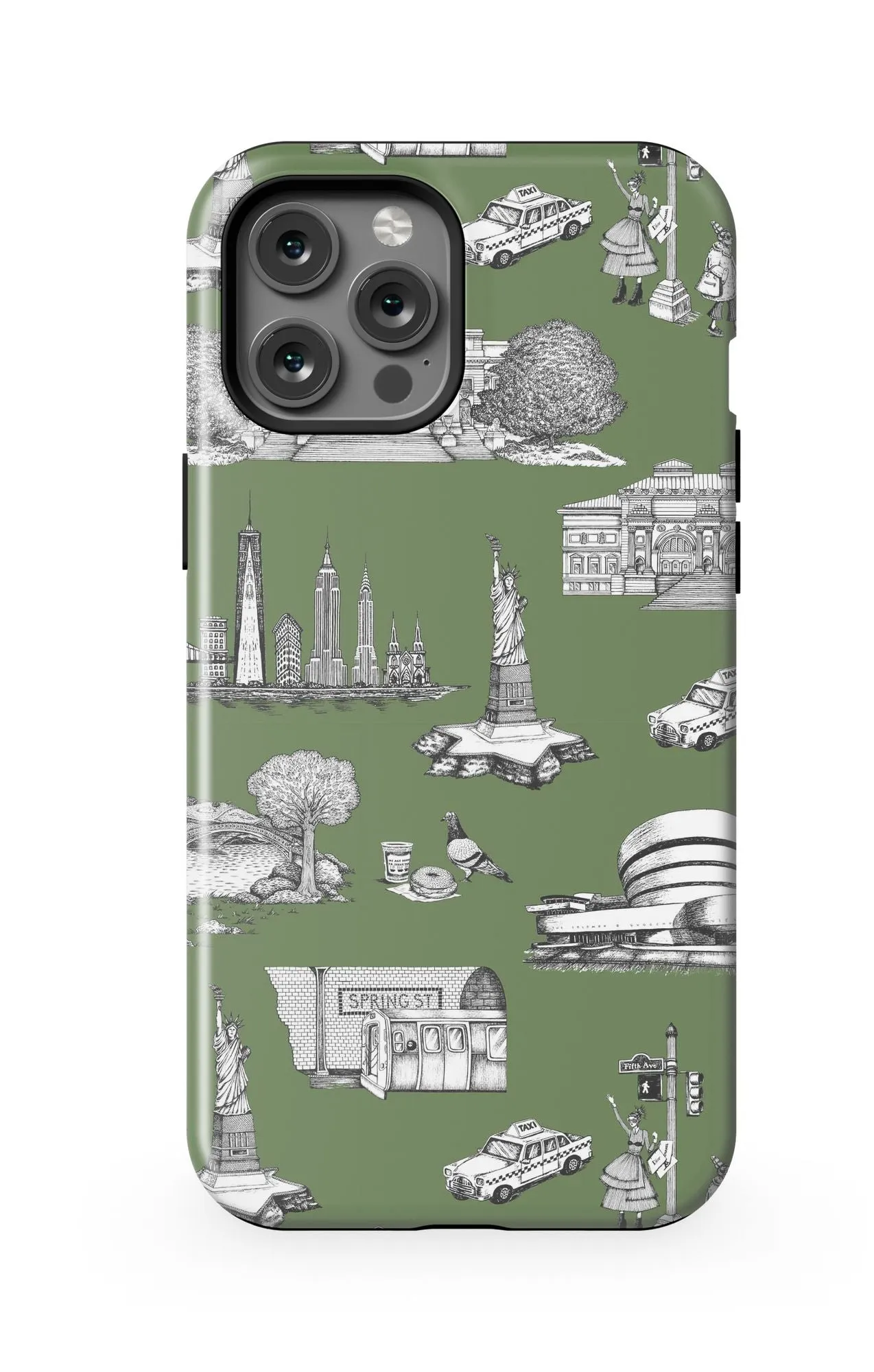 New York Toile iPhone Case