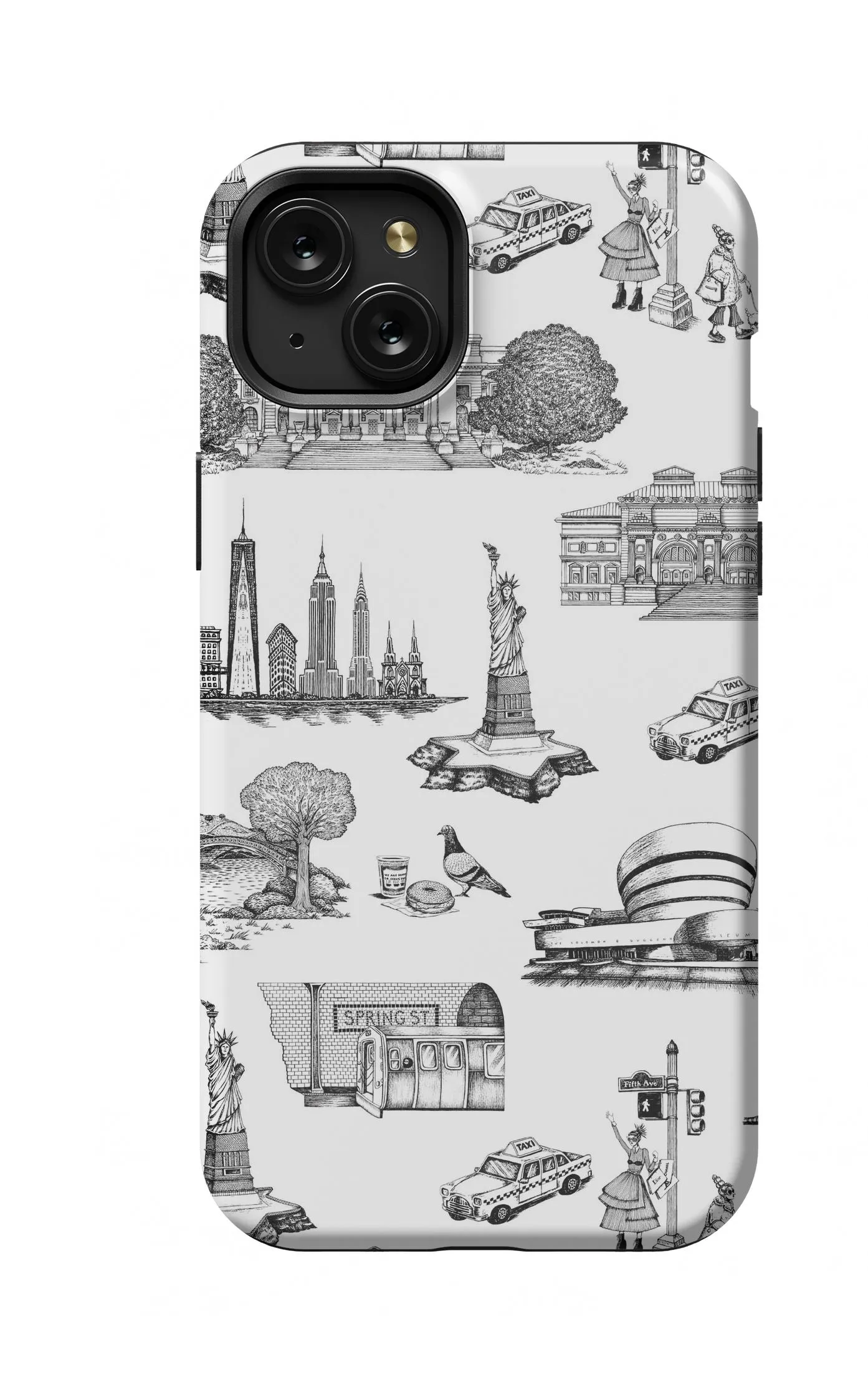 New York Toile iPhone Case