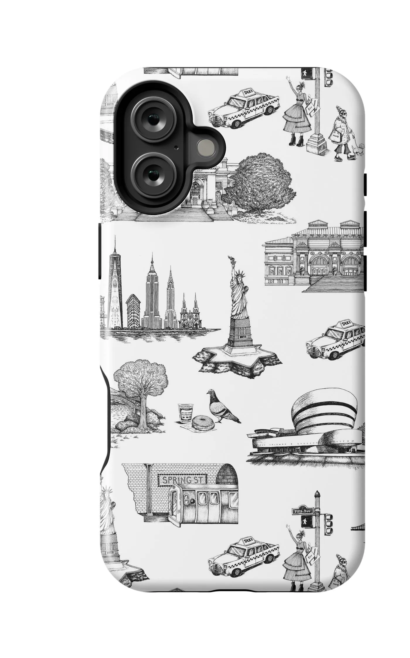 New York Toile iPhone Case