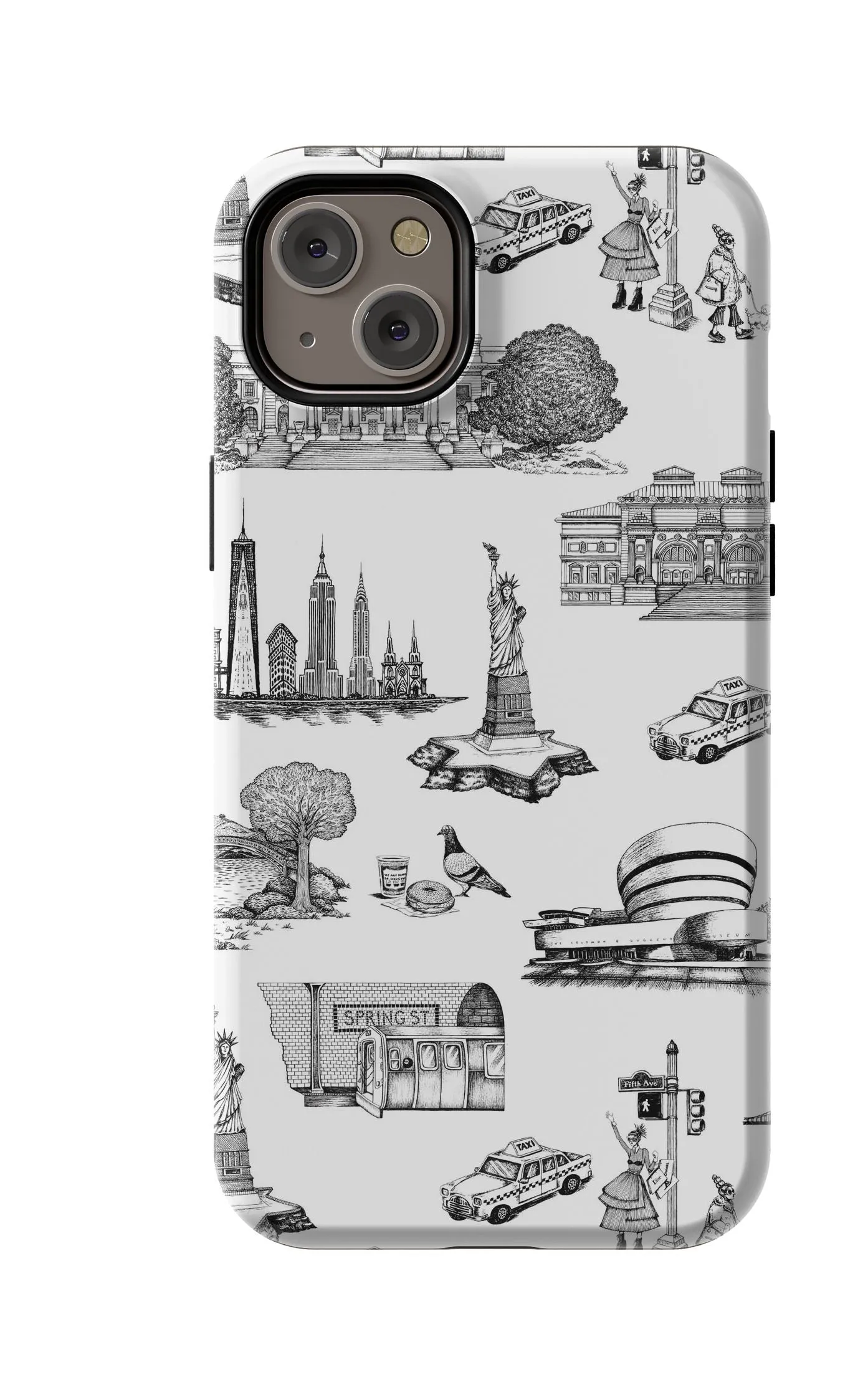 New York Toile iPhone Case