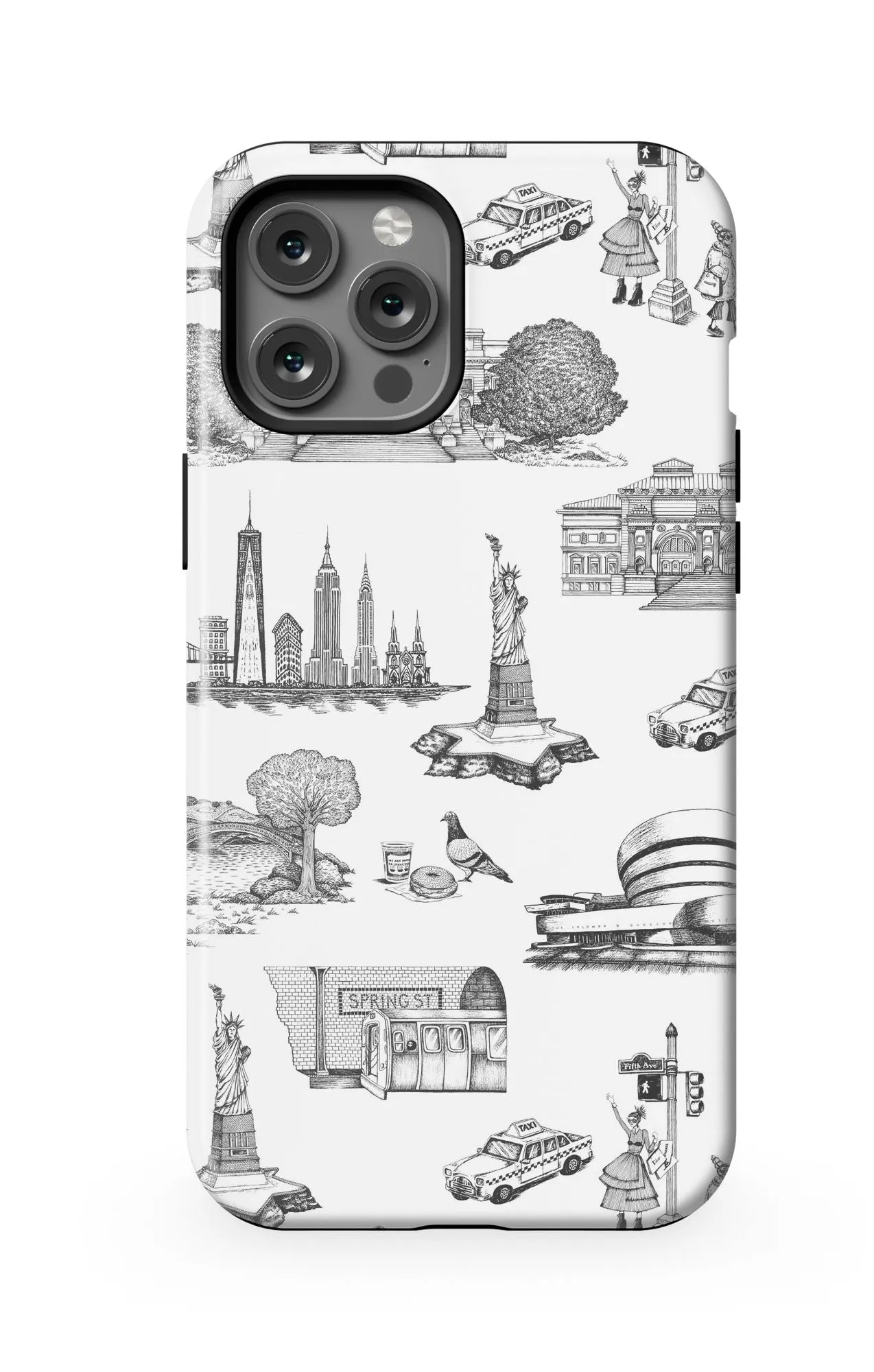 New York Toile iPhone Case