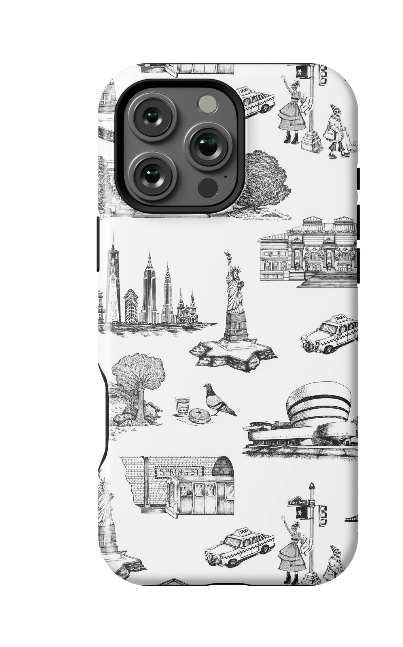 New York Toile iPhone Case