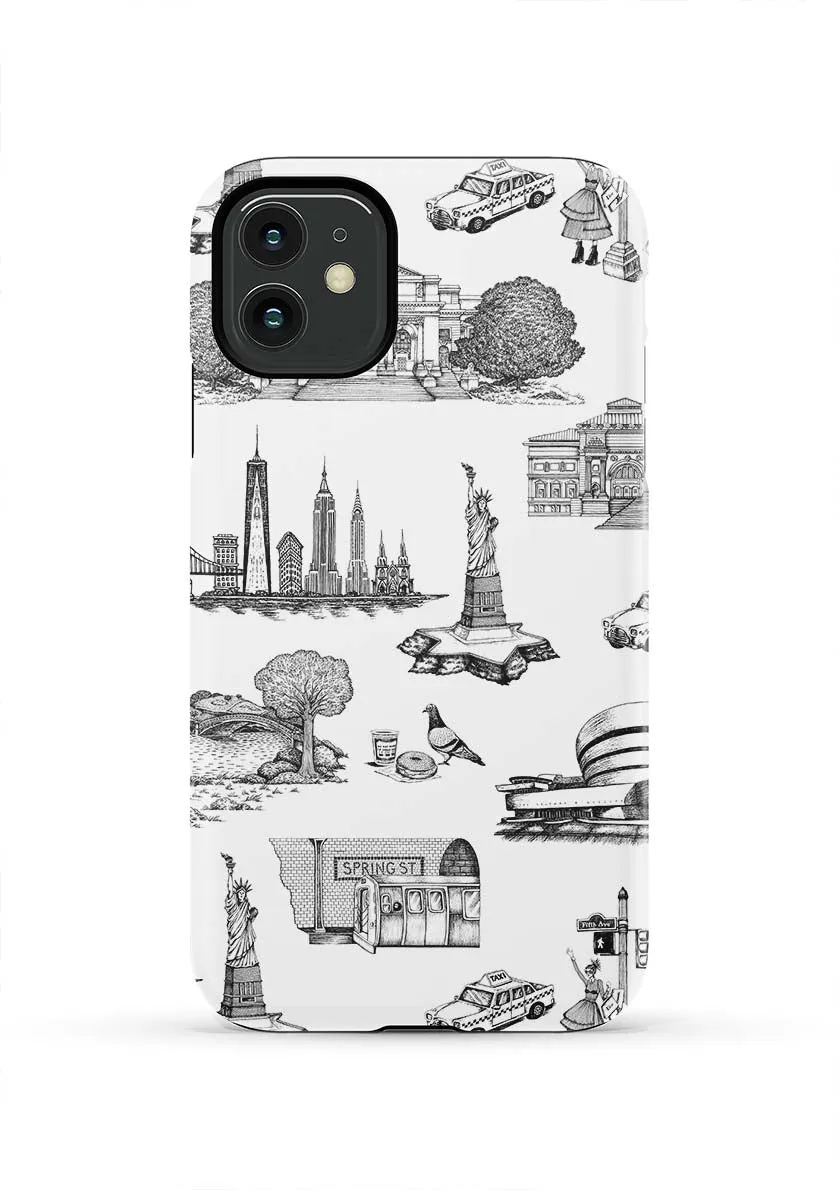 New York Toile iPhone Case