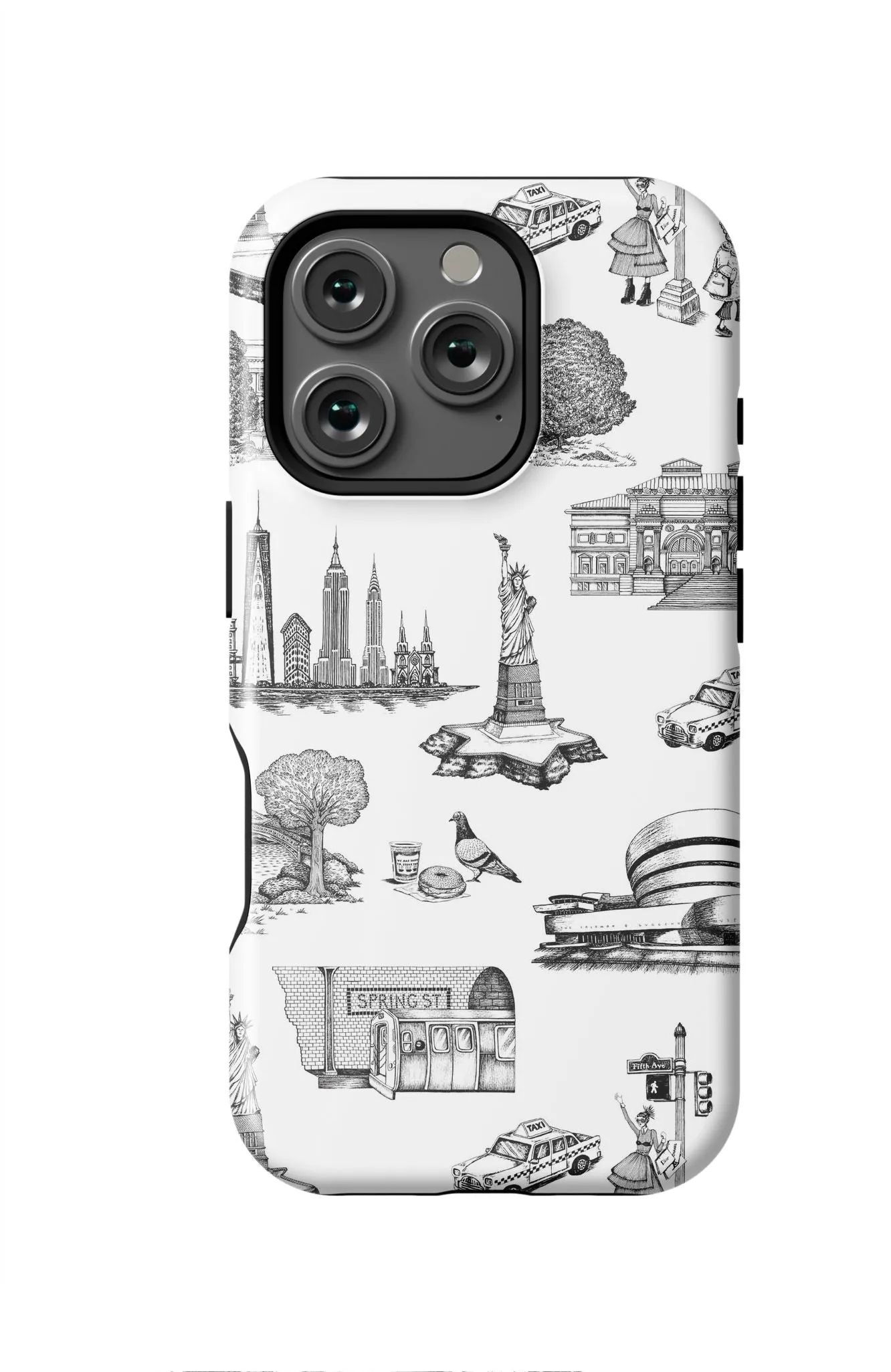 New York Toile iPhone Case