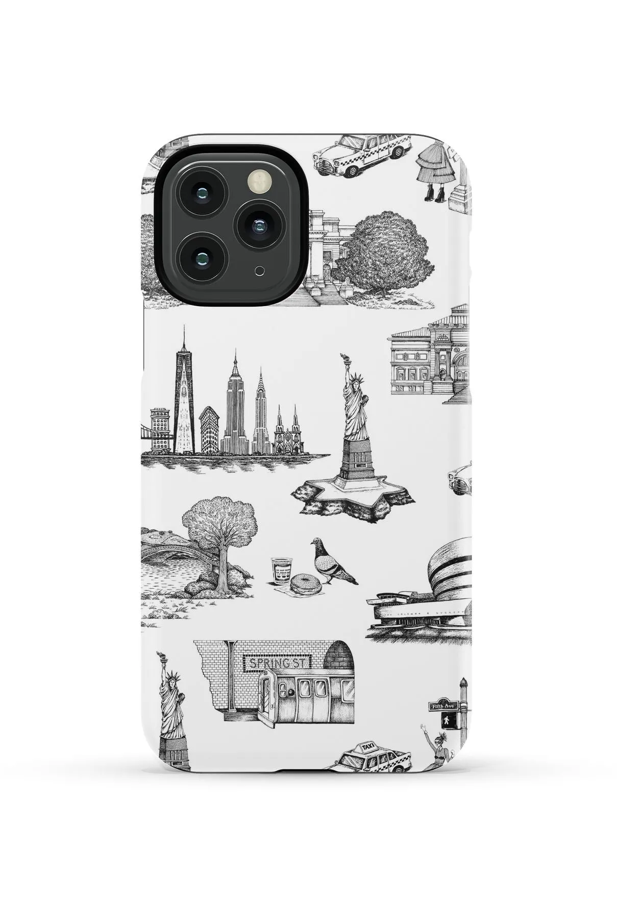 New York Toile iPhone Case