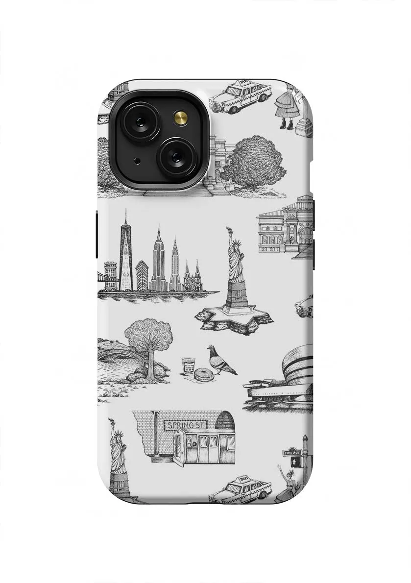 New York Toile iPhone Case