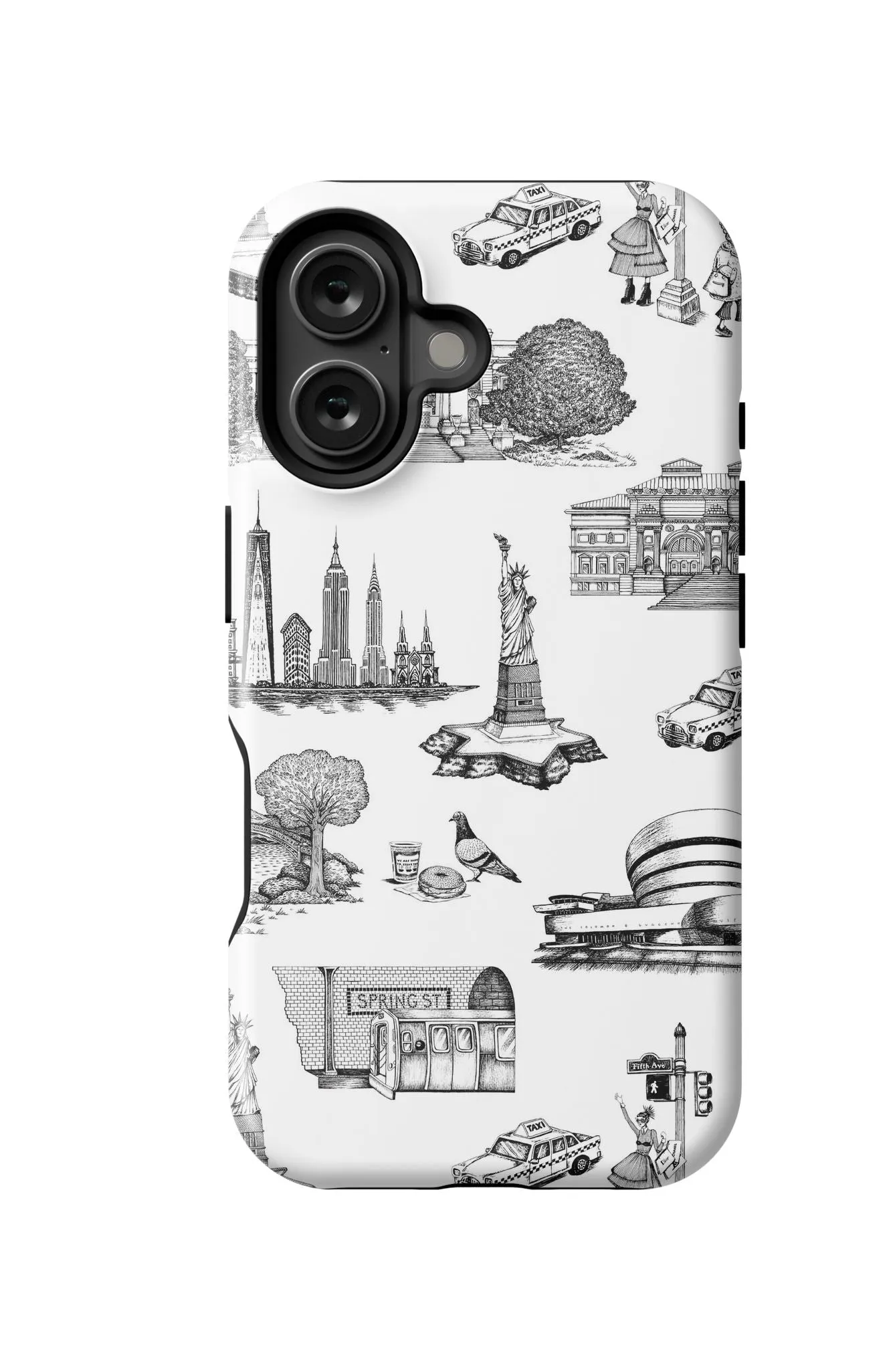 New York Toile iPhone Case