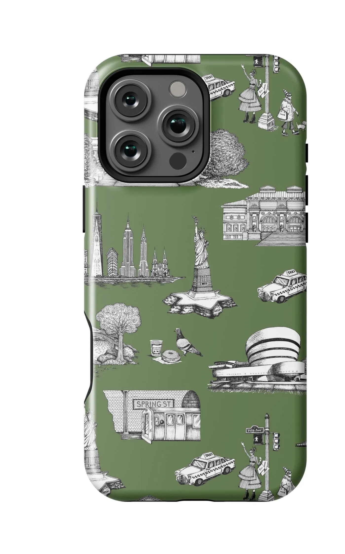 New York Toile iPhone Case