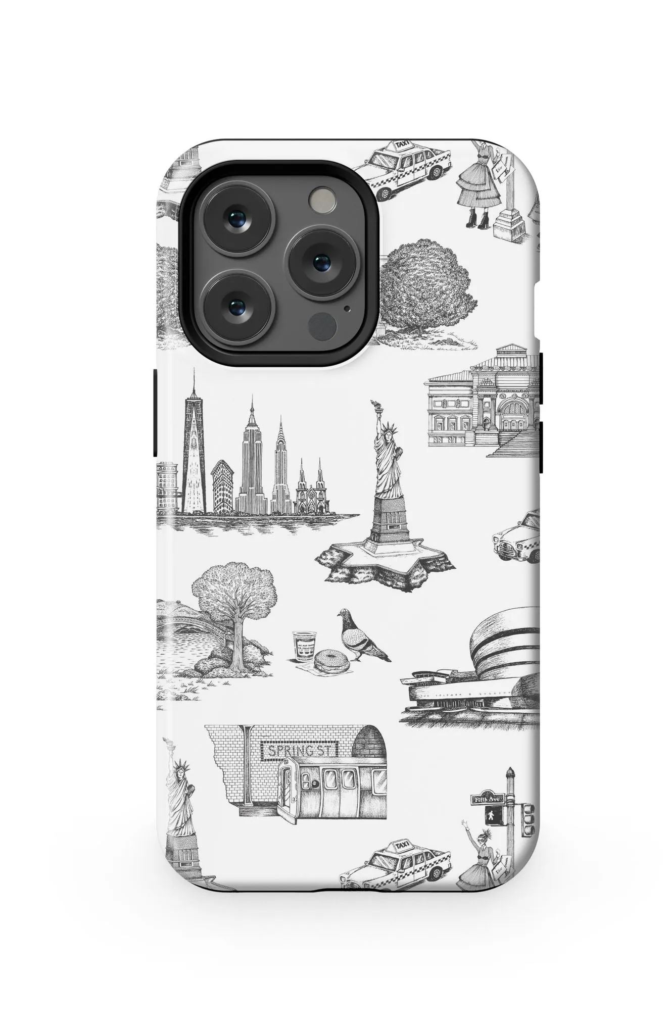 New York Toile iPhone Case