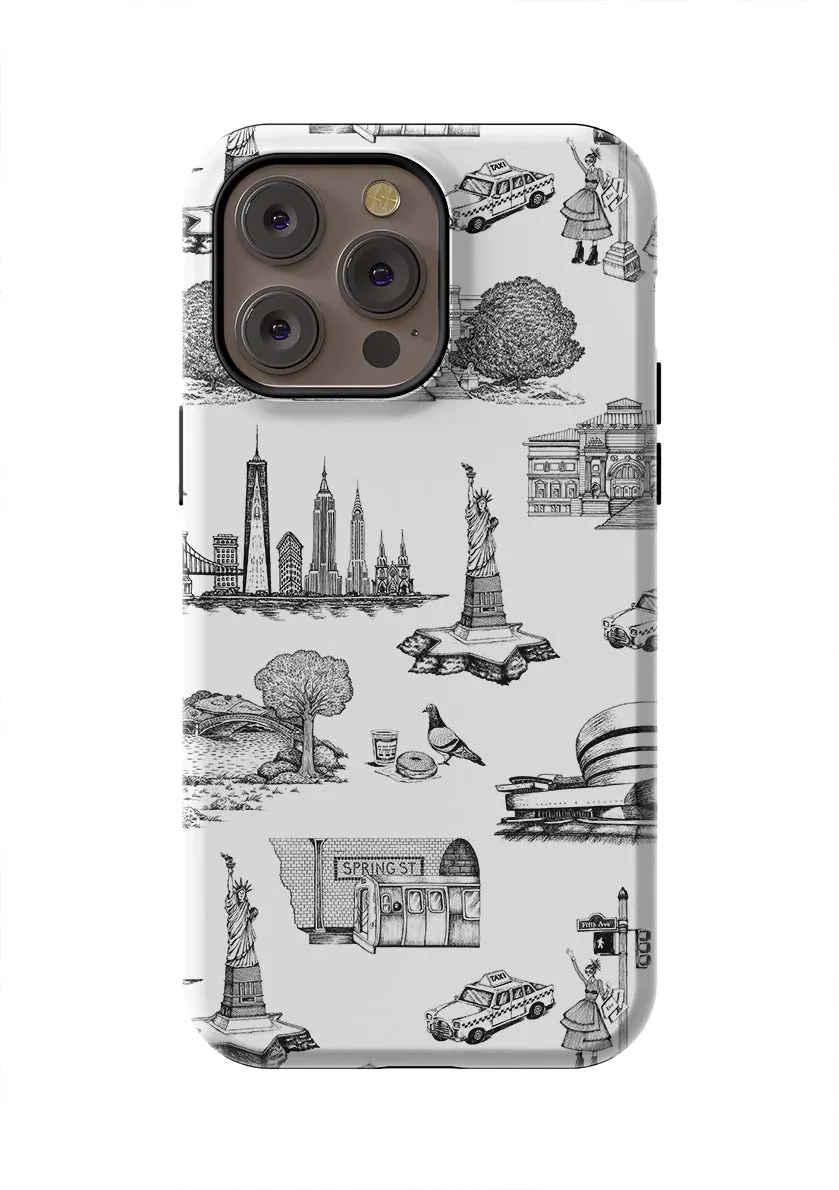 New York Toile iPhone Case