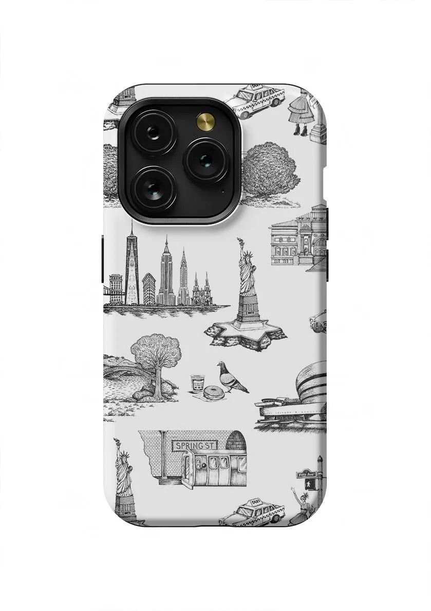 New York Toile iPhone Case