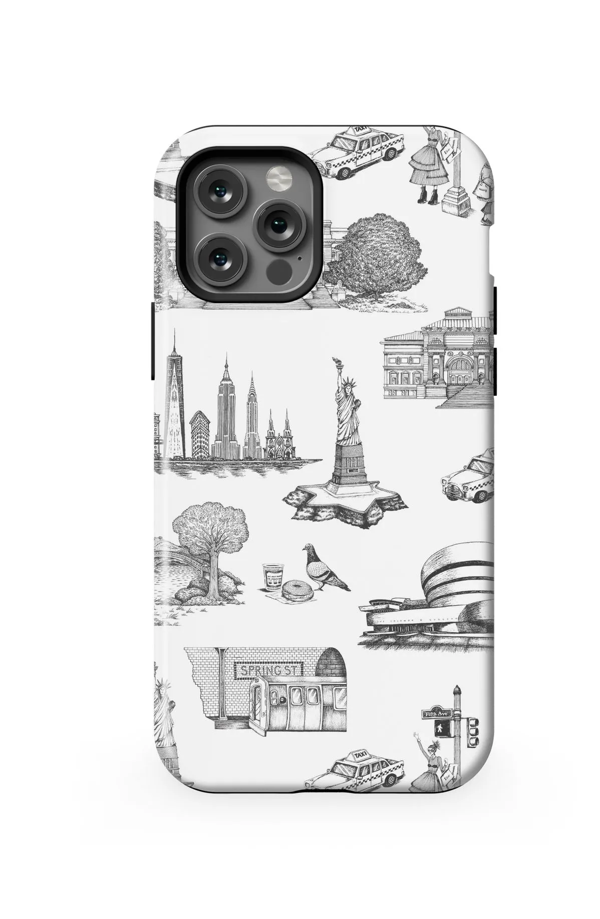 New York Toile iPhone Case