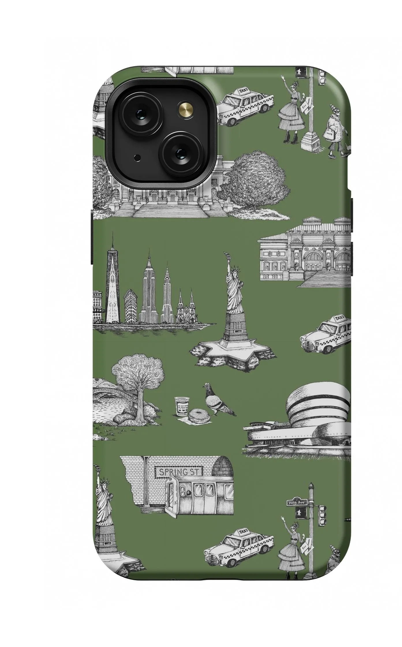 New York Toile iPhone Case