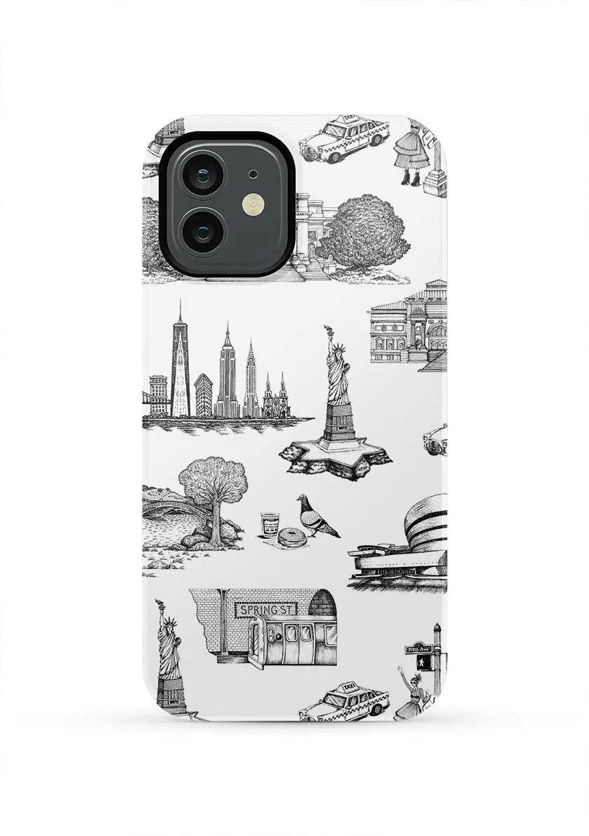 New York Toile iPhone Case