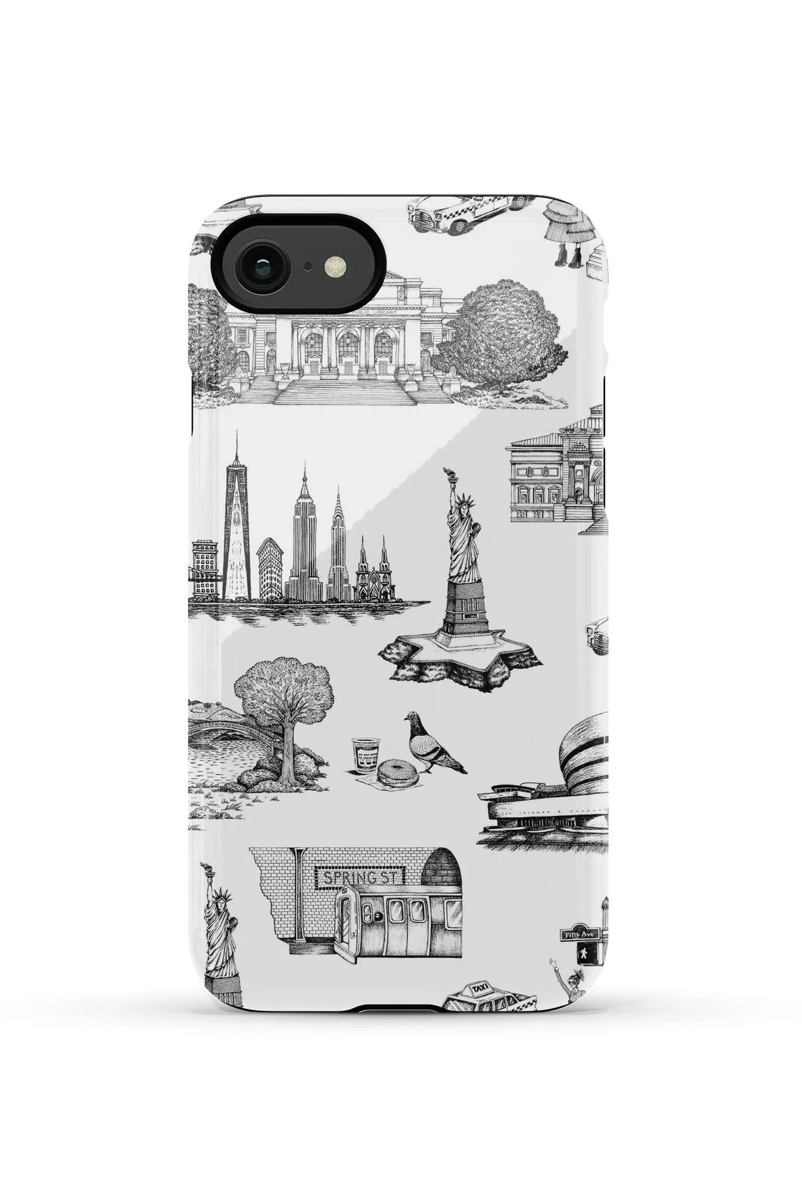 New York Toile iPhone Case