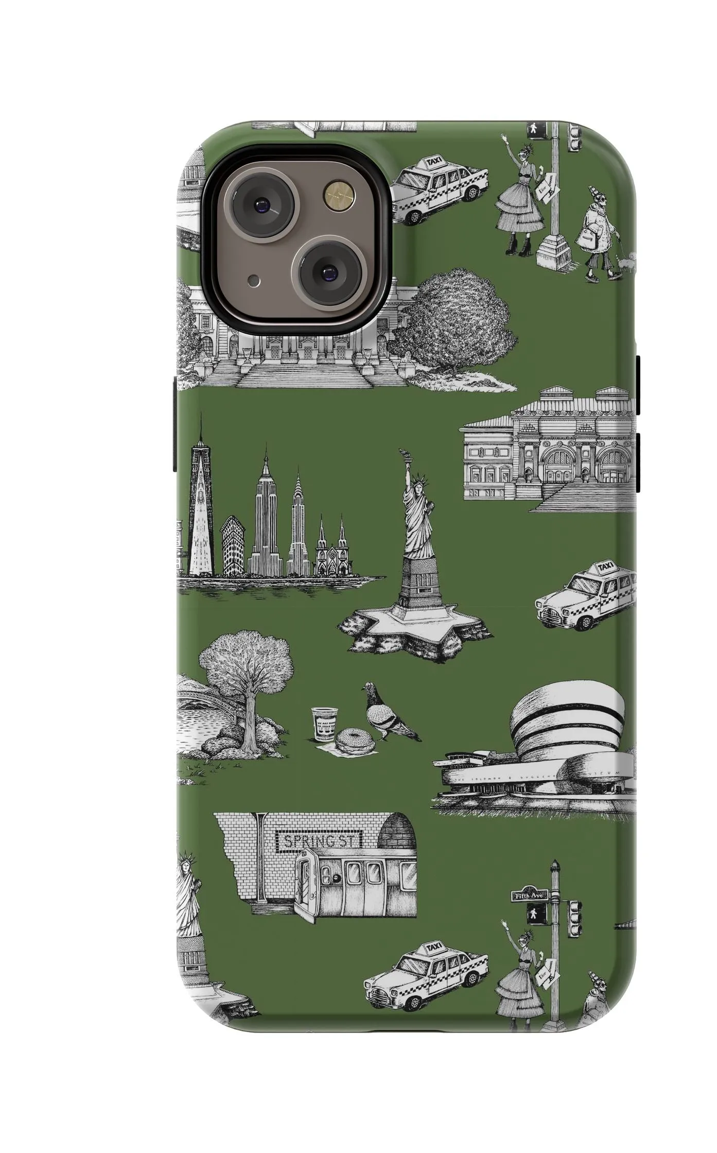 New York Toile iPhone Case