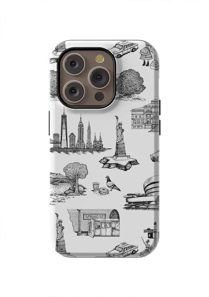 New York Toile iPhone Case