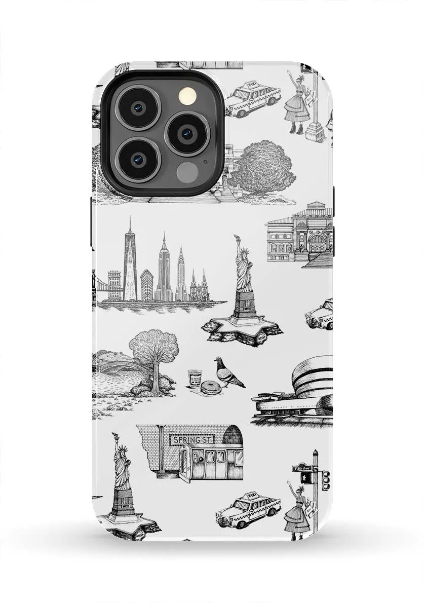 New York Toile iPhone Case