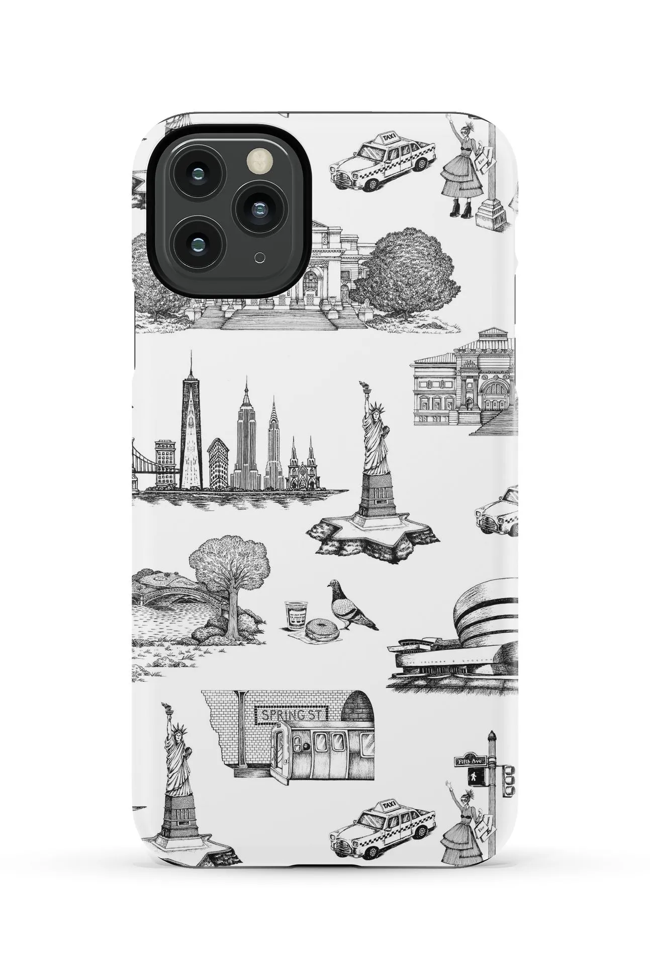 New York Toile iPhone Case