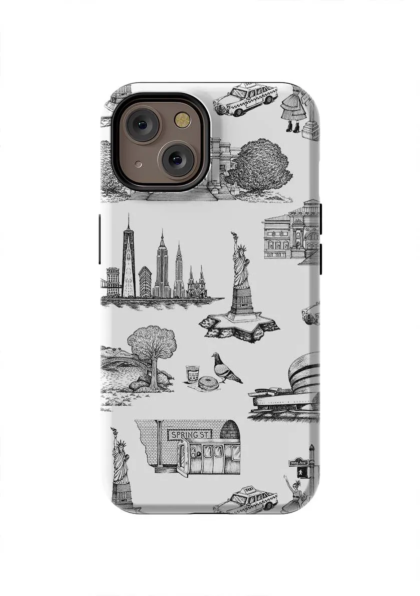 New York Toile iPhone Case