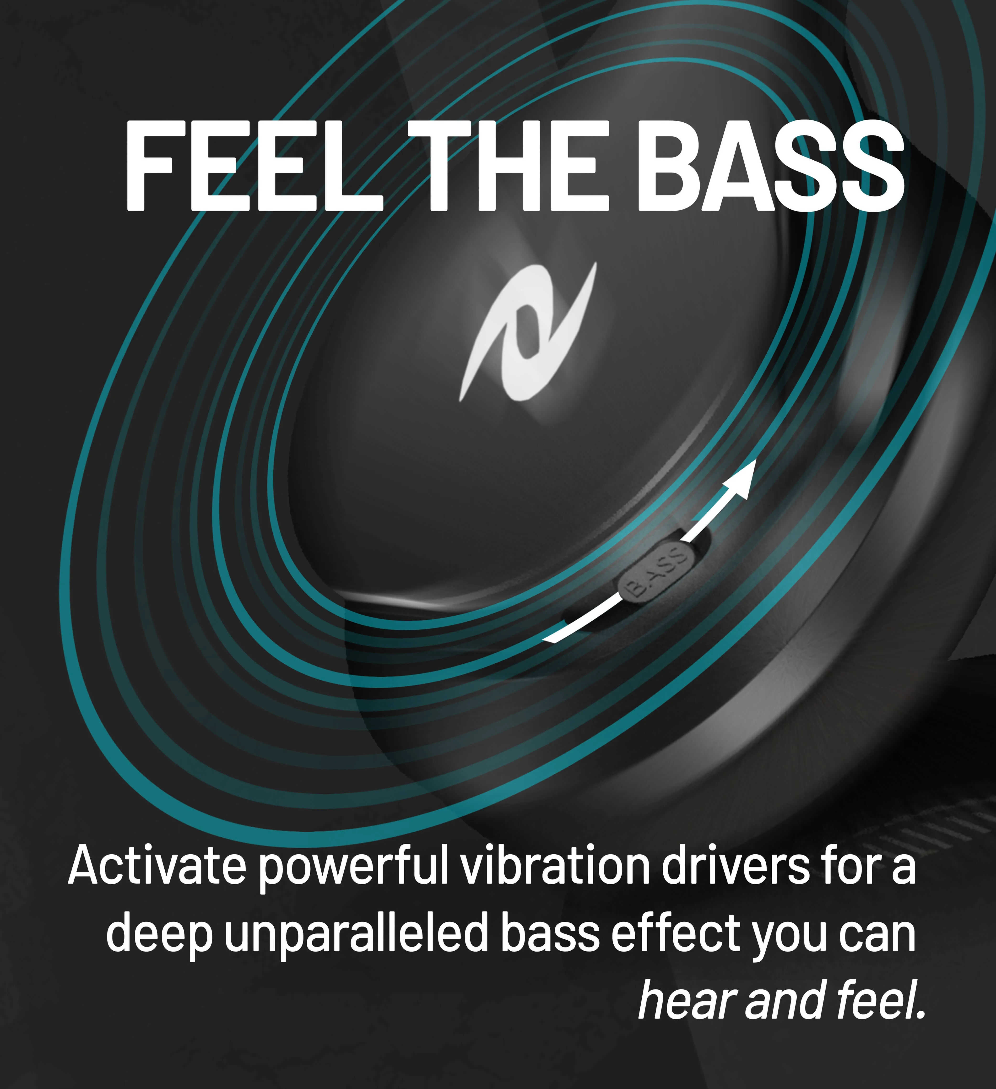 Nuvelon ONE Adjustable BASS Wireless Noise-Canceling Headphones