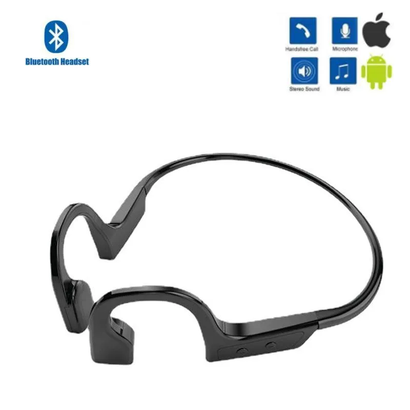 Open Ear Outdoor Sport Headphones Bone Conduction Wireless Bluetooth 5.1 Headset