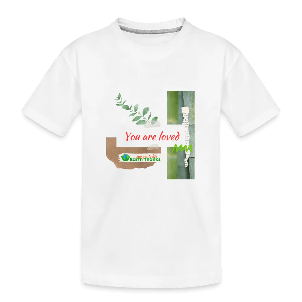 Organic Cotton Kid's Premium Organic T-Shirt with Customizable Design - Handmade with 100% Organic Cotton