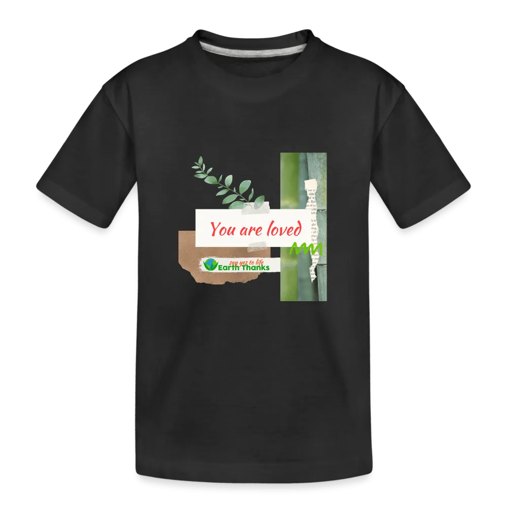 Organic Cotton Kid's Premium Organic T-Shirt with Customizable Design - Handmade with 100% Organic Cotton