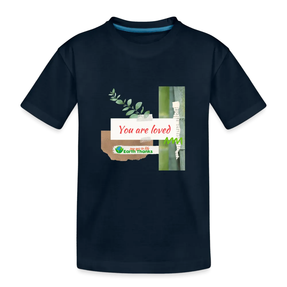 Organic Cotton Kid's Premium Organic T-Shirt with Customizable Design - Handmade with 100% Organic Cotton