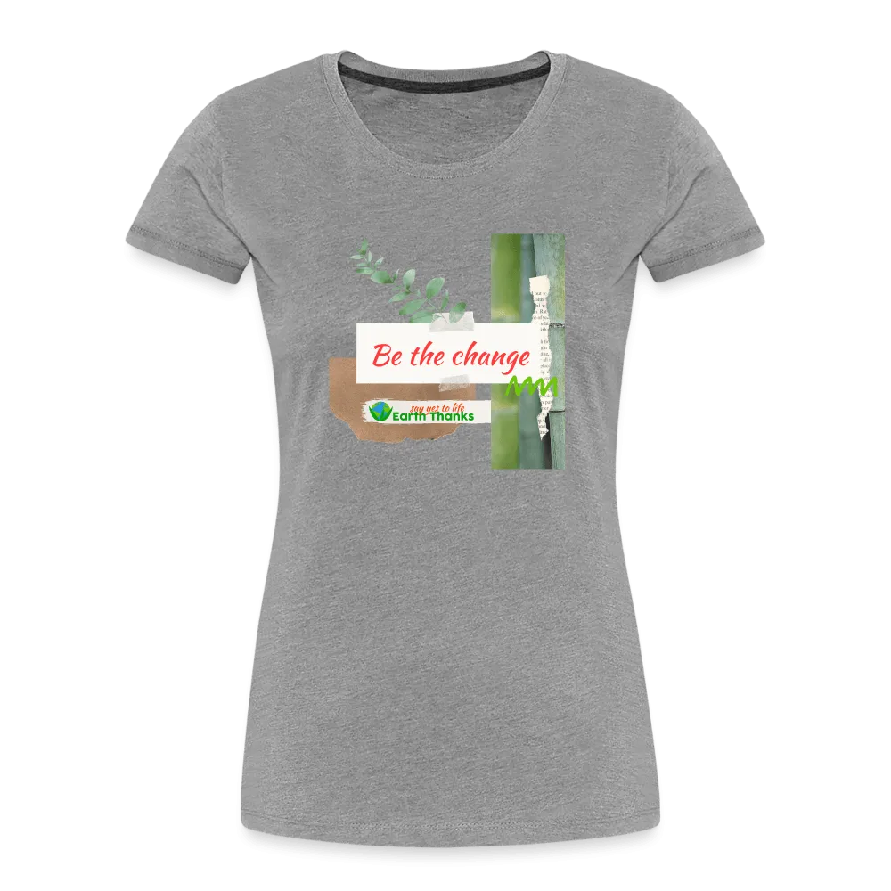 Organic Cotton Women's Premium Organic T-Shirt with Customizable Design - Handmade with 100% Organic Cotton