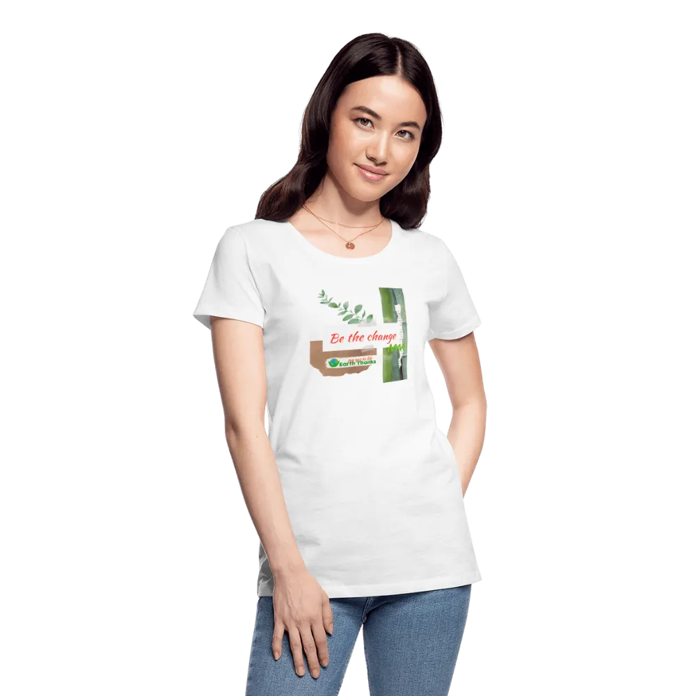 Organic Cotton Women's Premium Organic T-Shirt with Customizable Design - Handmade with 100% Organic Cotton